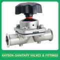 Sanitary Direct Way Diaphragm Valves with Tri-clamp Ends